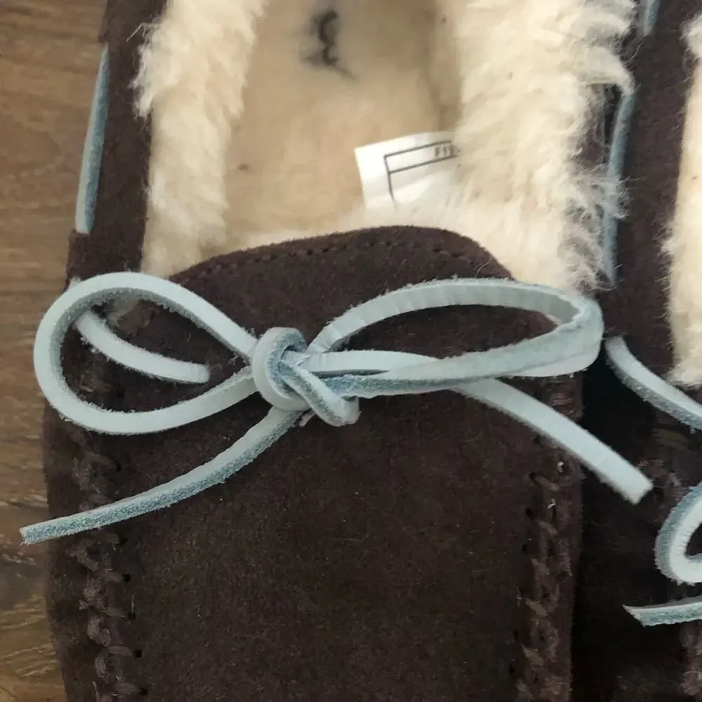 Ugg Kids Dakota Slippers Dark Brown Size 2